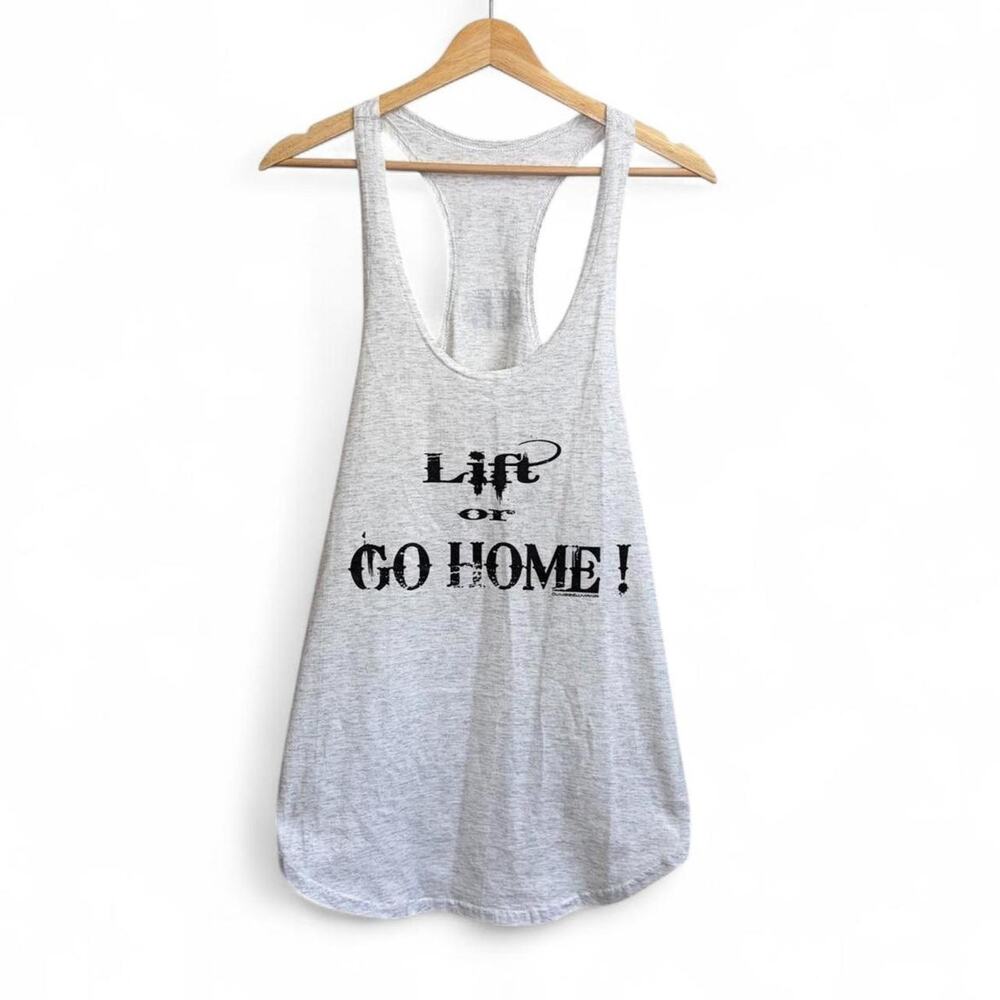 Vintage 90s Bodybuilding Lift or Go Home Tank Top Menβs XL Lifting Workout